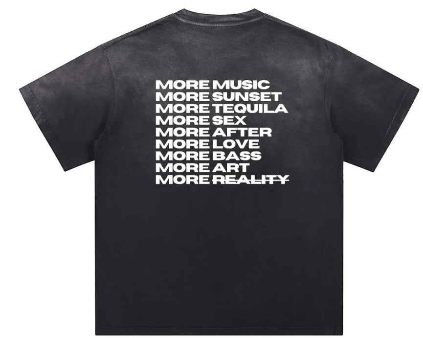 Coton-T-Shirt mit Wachsdruck-Muster