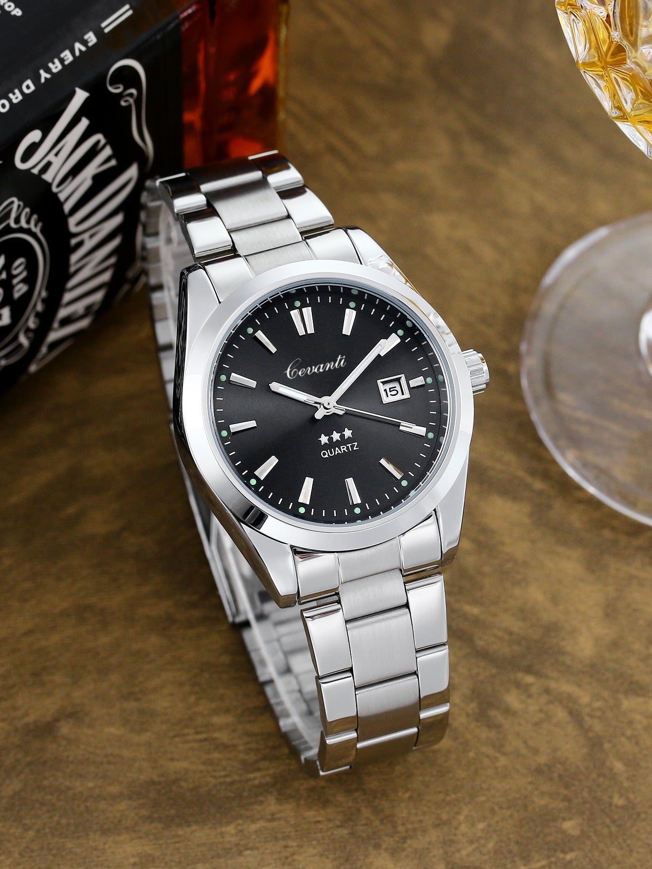 Herrenuhr mit Stahlband