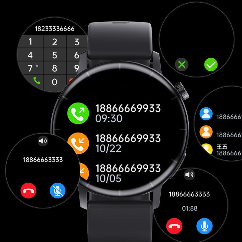 Smartwatch mit Bluetooth-Telefonie & Sportfunktionen