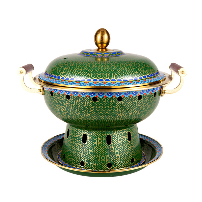 Kupfer Hot Pot Ofen mit Emaille