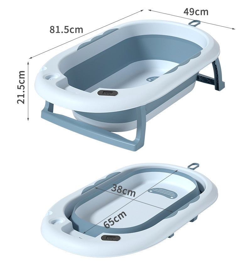 Faltbare Babybadewanne mit Temperaturanzeige – Bild 4 | LuxeStyle