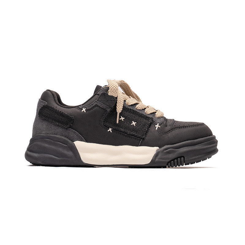 Herren Vintage Casual Patch Leder-Schuhe – Bild 11 | LuxeStyle