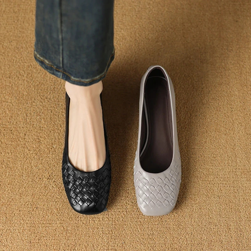Französische Woven-Schuhe