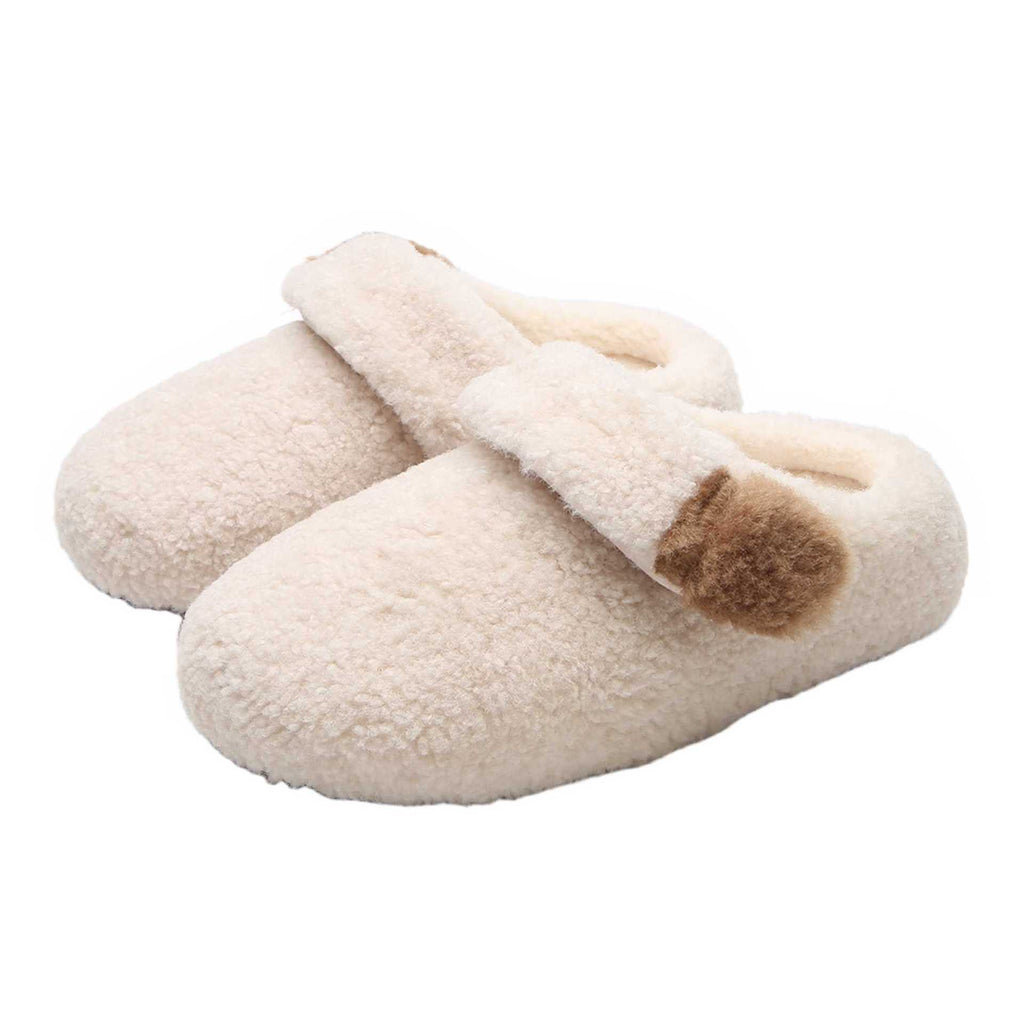 Minimalistische Baumwoll-Slipper für Damen