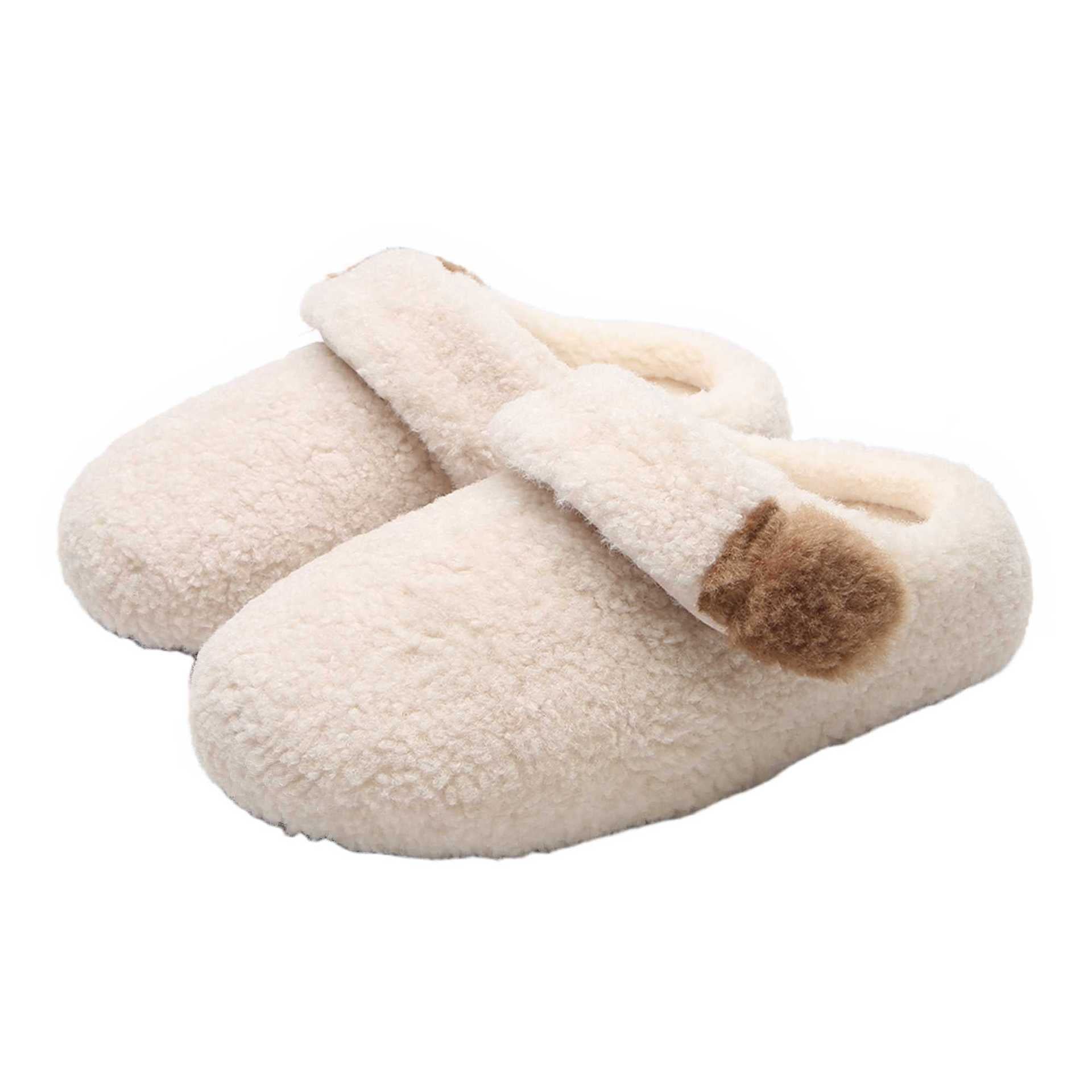Minimalistische Baumwoll-Slipper für Damen