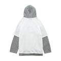 Retro Streifen-Hoodie mit Blumen-Stickerei – Bild 5 | LuxeStyle