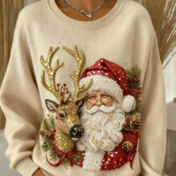 Weihnachts-Flanell-Hoodie
