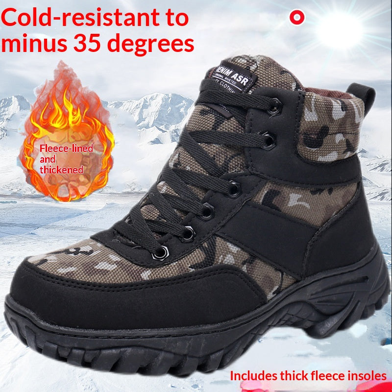 Herren Outdoor Winterstiefel mit Fleecefutter