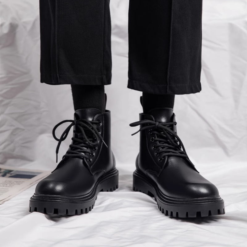 Herren-Lederstiefel, britischer Stil