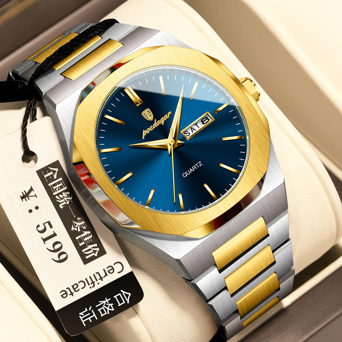 Männer-Wasserdichte Leuchtende Quarz-Uhr – Bild 7 | LuxeStyle