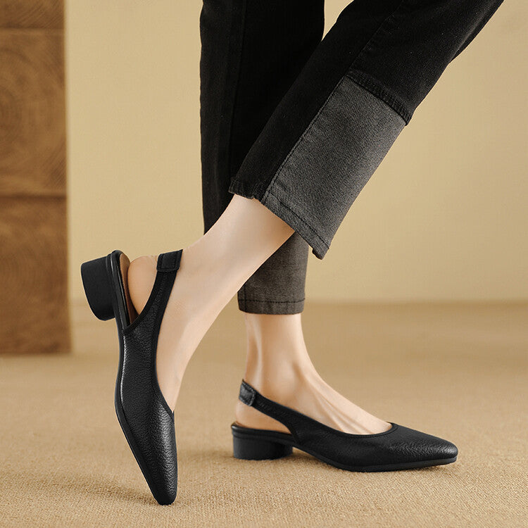 Spitze Retro-Sandalen aus Schafsleder – Bild 7 | LuxeStyle