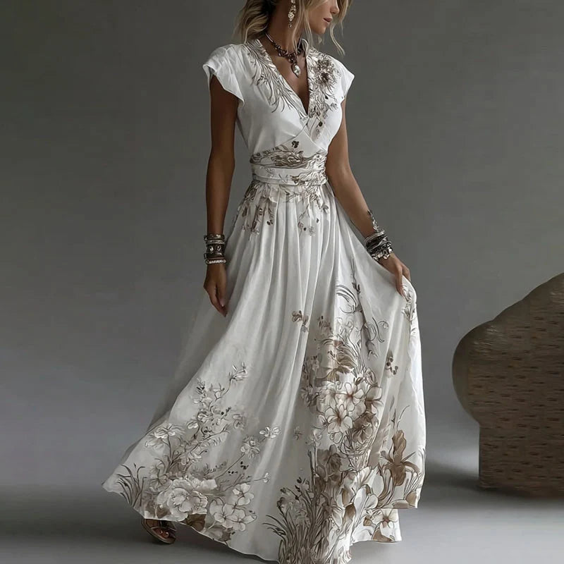 3D Digital Print Casual Damenkleid | LuxeStyle