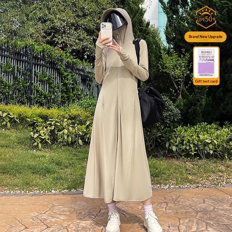 UV-Schutz Sommerkleid mit Taillenbetonung