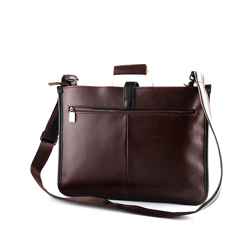 Men's Casual Messenger Bag aus PU-Leder – Bild 6 | LuxeStyle