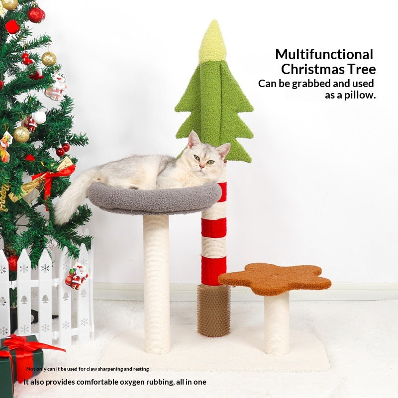 Weihnachtsbaum Katzen-Kratzbaum mit Sisal