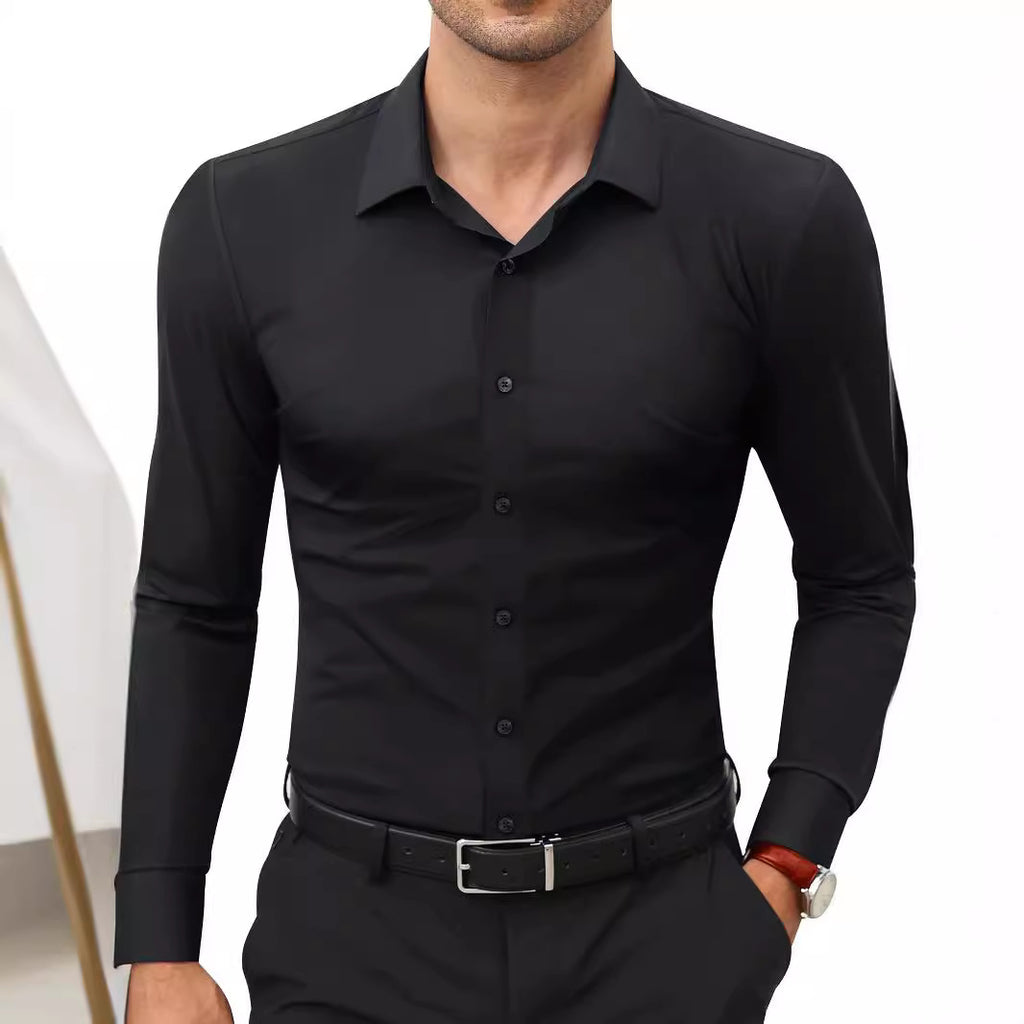 Businesshemd bügelfrei mit Stretch – Bild 6 | LuxeStyle