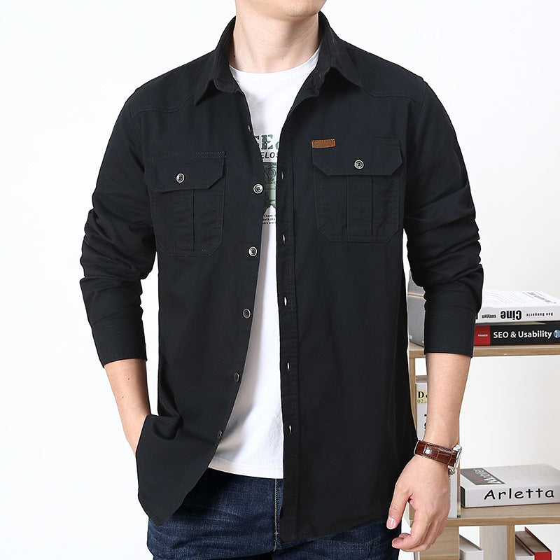 Loose Overalls Langarmshirt für Herren – Bild 8 | LuxeStyle