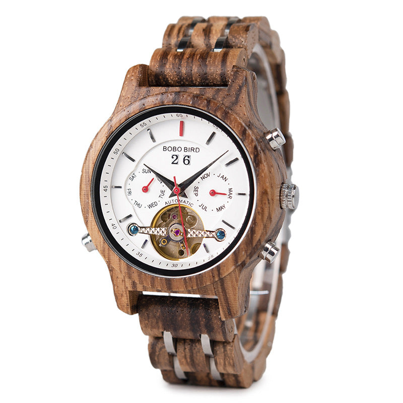 Holz-Armbanduhr Business Flywheel