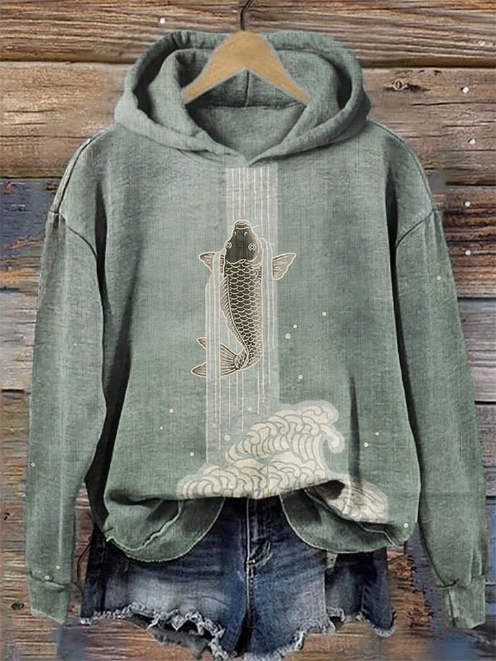 3D Digital-bedrucktes Sweatshirt für Damen – Bild 3 | LuxeStyle