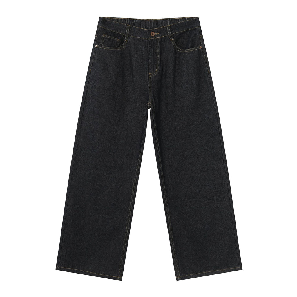 Loose Fit Straight Jeans im Korean Style