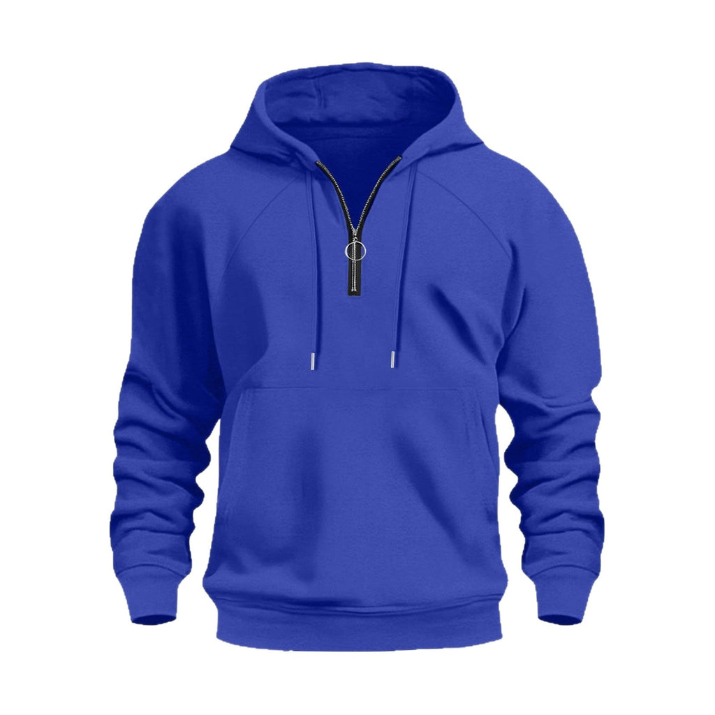 Herren Casual Sports Halbsteckhoodie
