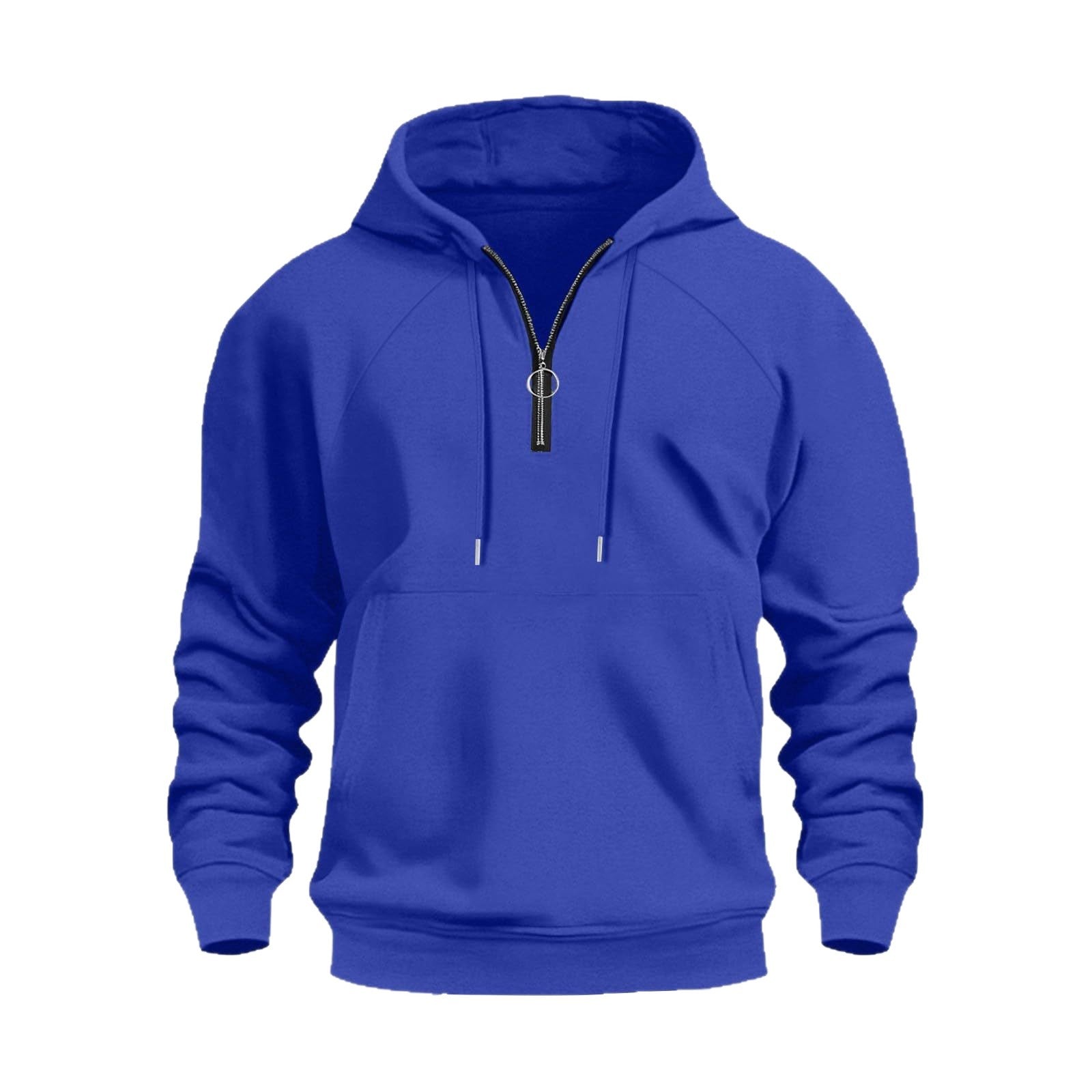 Herren Casual Sports Halbsteckhoodie