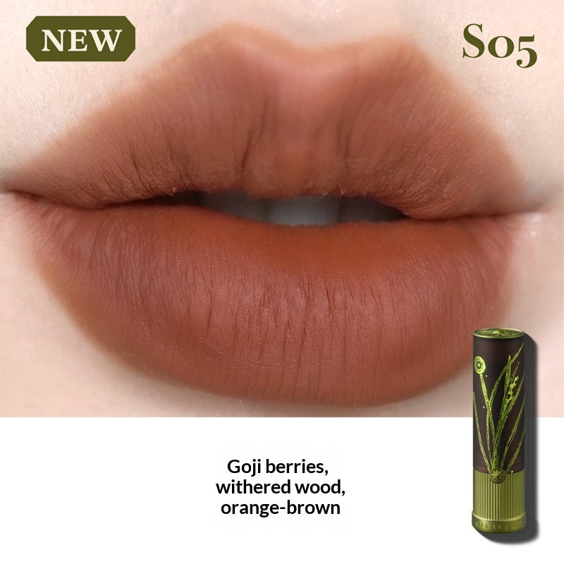 Matte Naturbraun Lippenstift für helle Haut