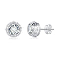 Moissanite-Ohrstecker «Éclat» · S925 Silber (0,5 / 1 Karat)