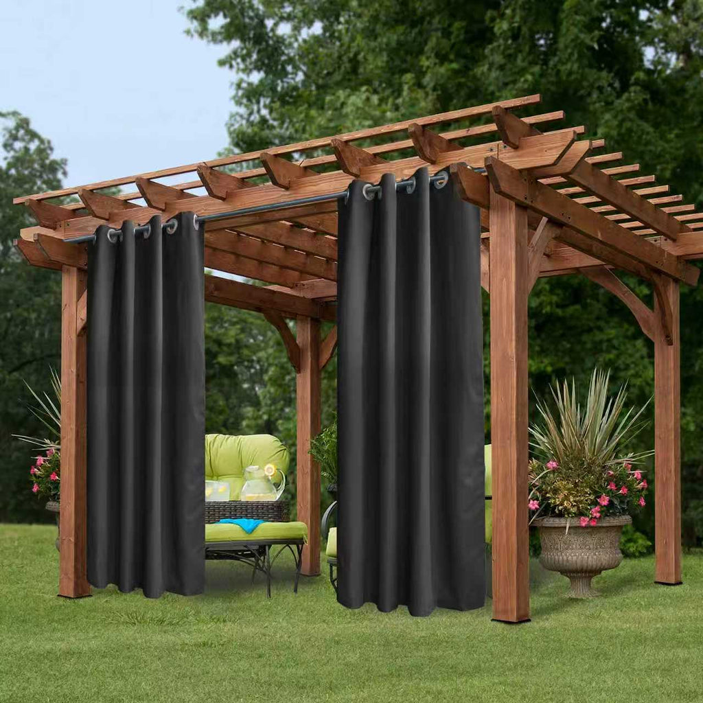 Outdoor-Vorhang mit Ösen – 3 Farben