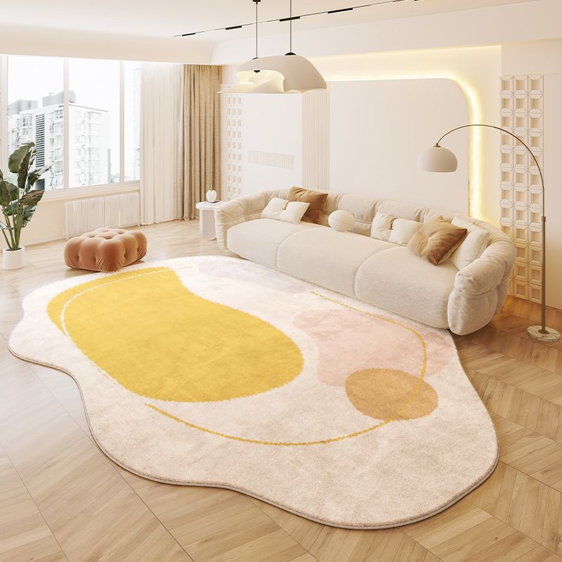 Geometrisches Creme‑Rug aus Polyester – Bild 6 | LuxeStyle