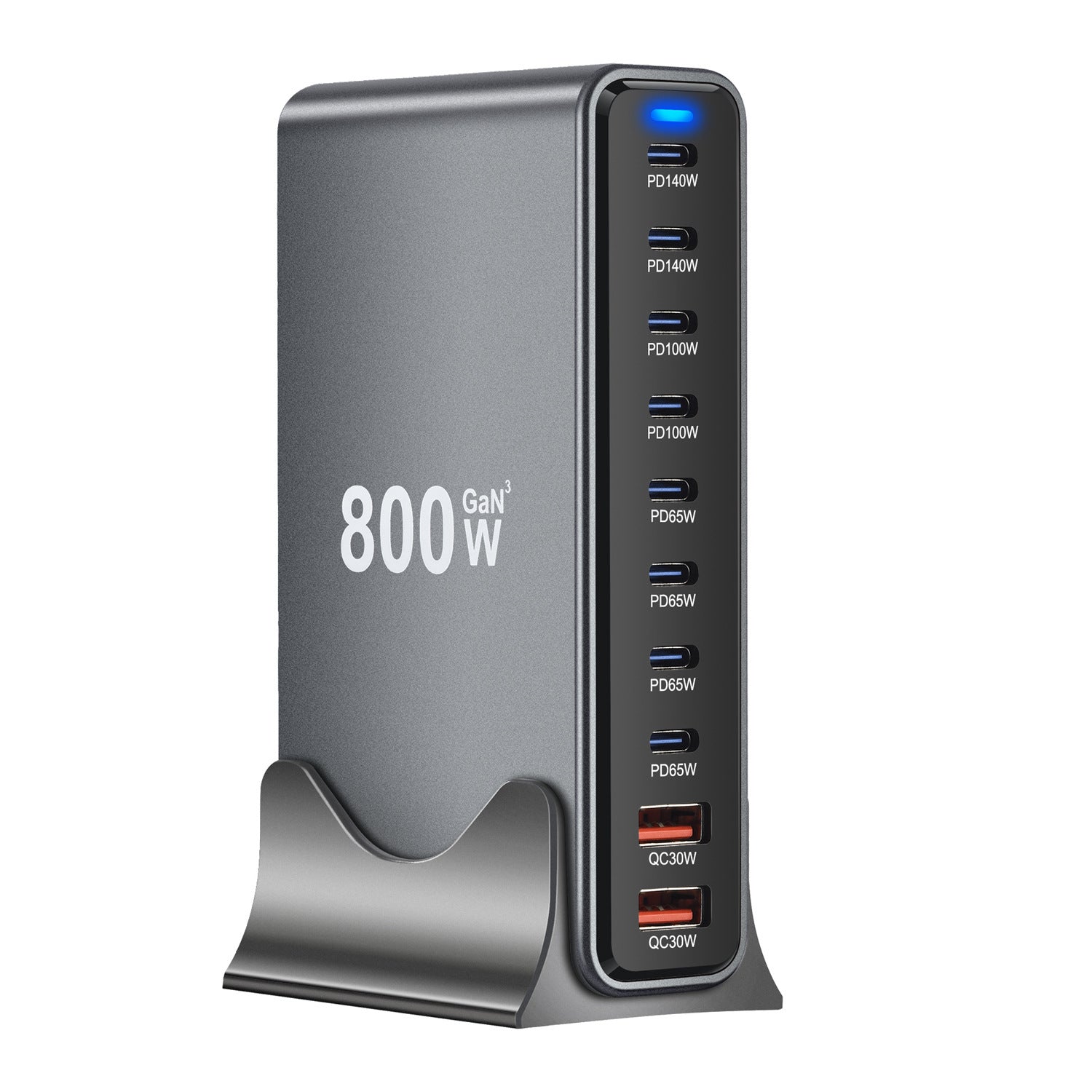 800W Gallium Nitride PD Tischladegerät