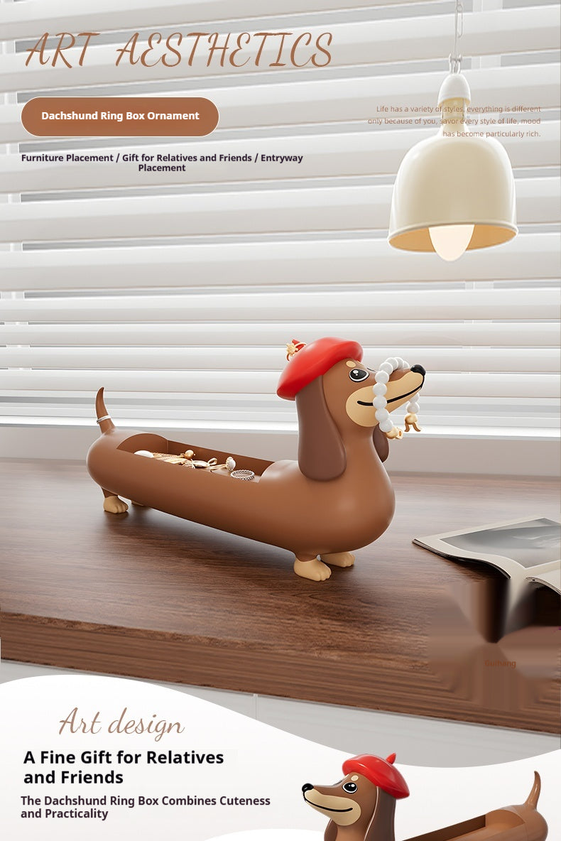 Dachshund Couchtisch-Aufbewahrungsbox – Bild 2 | LuxeStyle