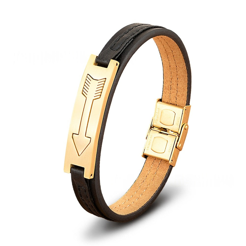 Goldener Schiffsschraubenarmreif – Bild 1 | LuxeStyle