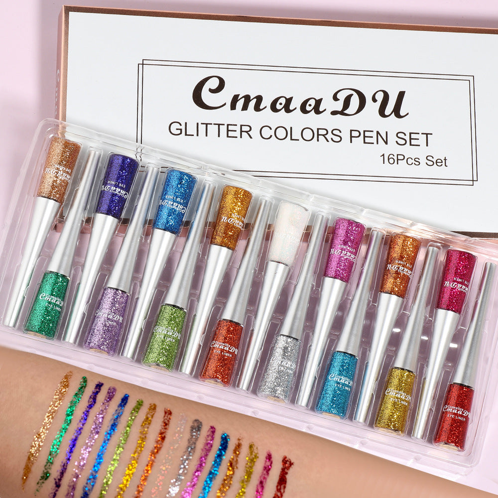 Glitzer Eyeliner Set – 16 Farben – Bild 6 | LuxeStyle