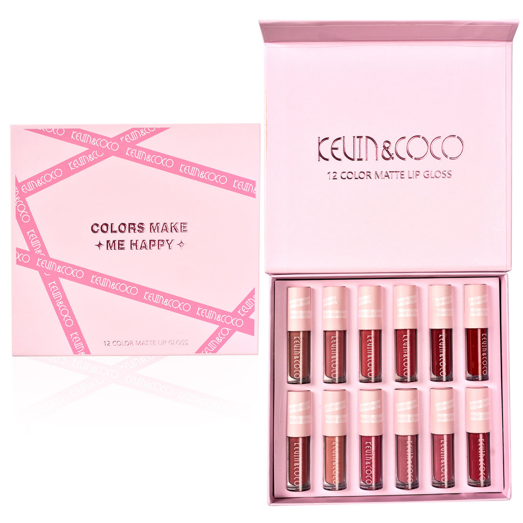 12 Farben Antihaft Lippenstift Set – Bild 4 | LuxeStyle