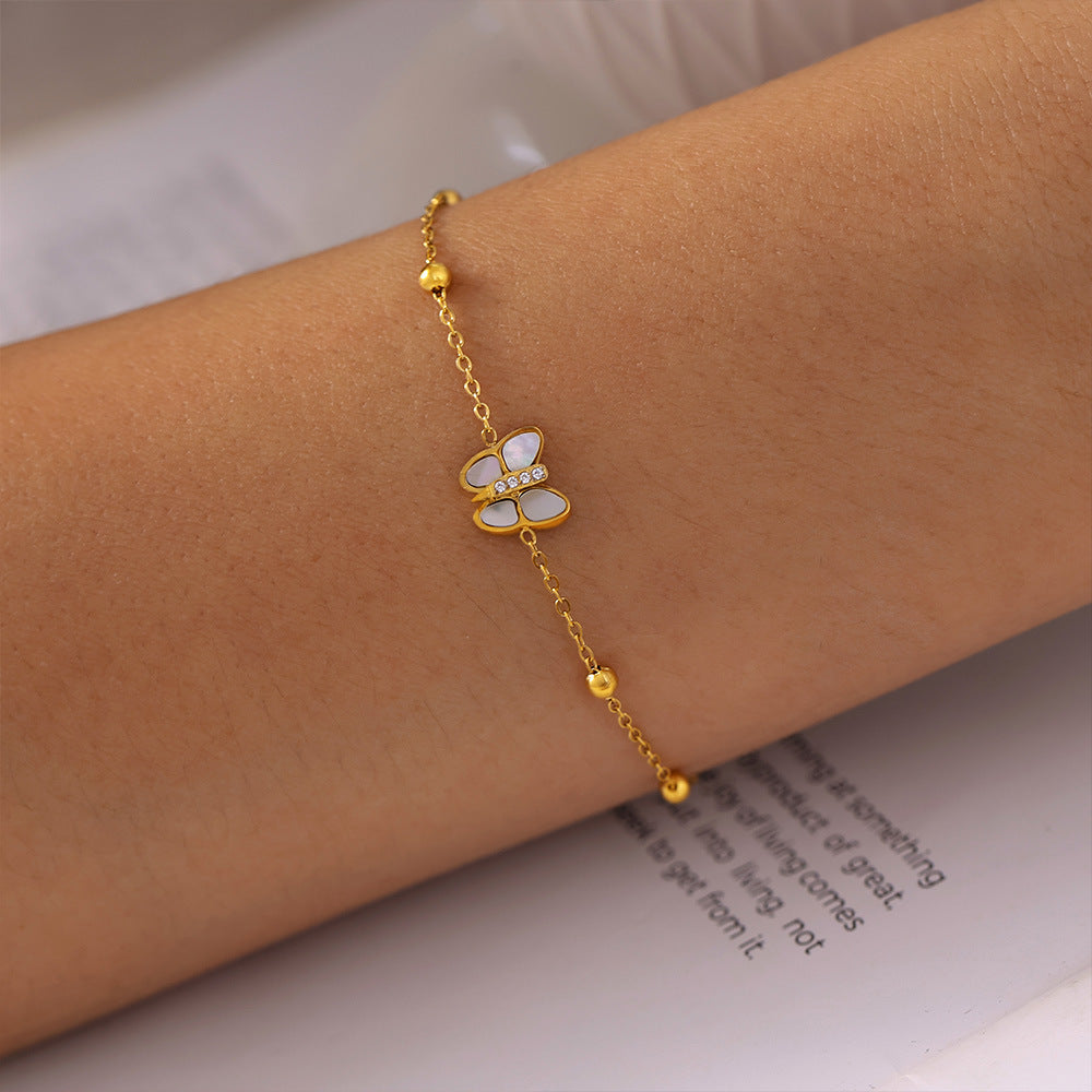 Schmetterlings-Armband aus Titanstahl – Bild 4 | LuxeStyle