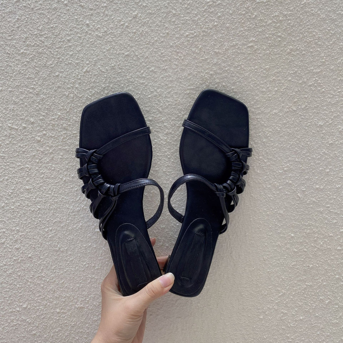 Graceful Square Toe Sandalen mit Absatz – Bild 7 | LuxeStyle