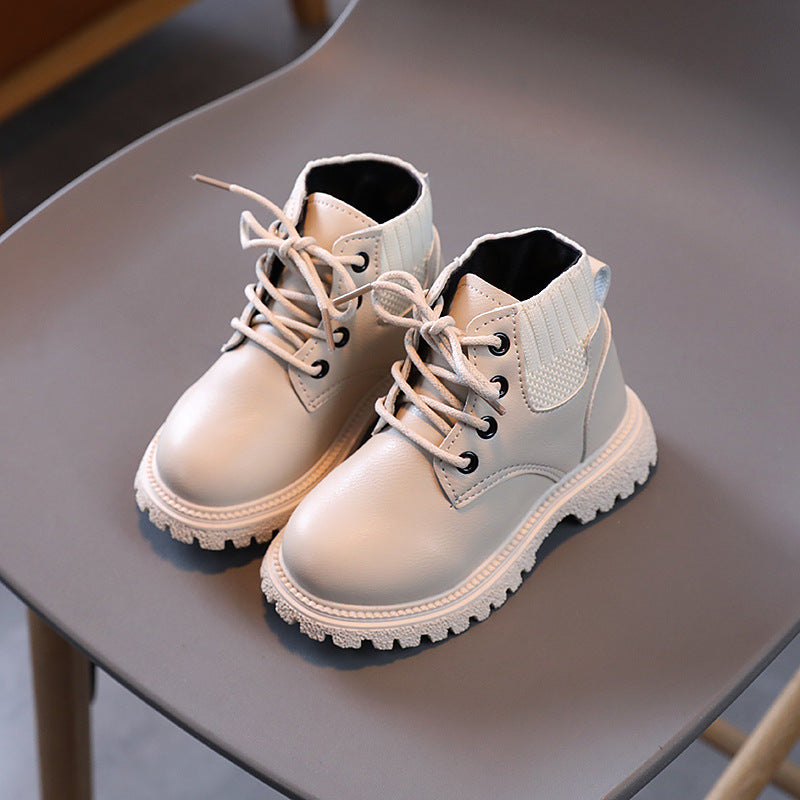 Kinder Martin Boots aus Mikrofaser-Leder – Bild 3 | LuxeStyle
