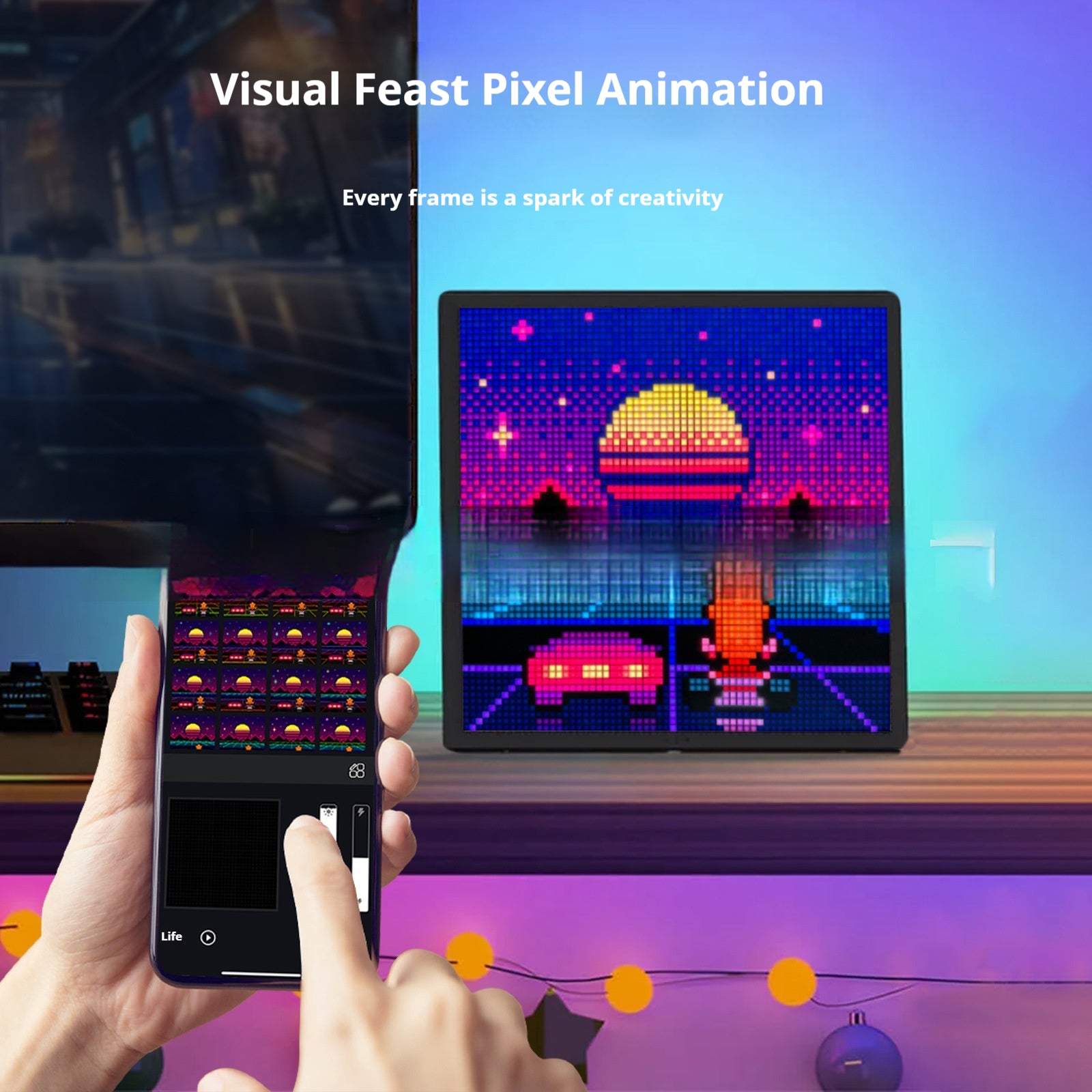 LED Pixel Screen für Gaming-Atmosphäre