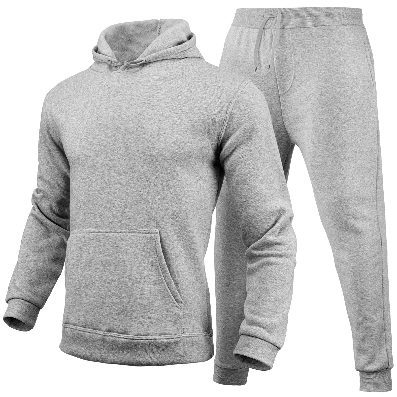 Slim-Fit Hoodie Set Urban Casual
