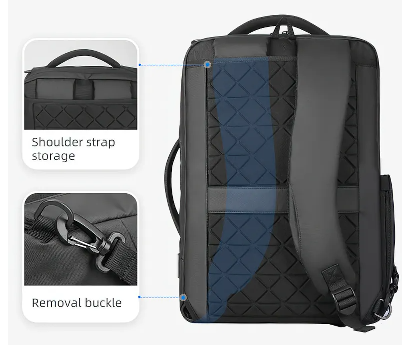 Rucksack Männer USB-Ladecomputer Tasche – Bild 4 | LuxeStyle