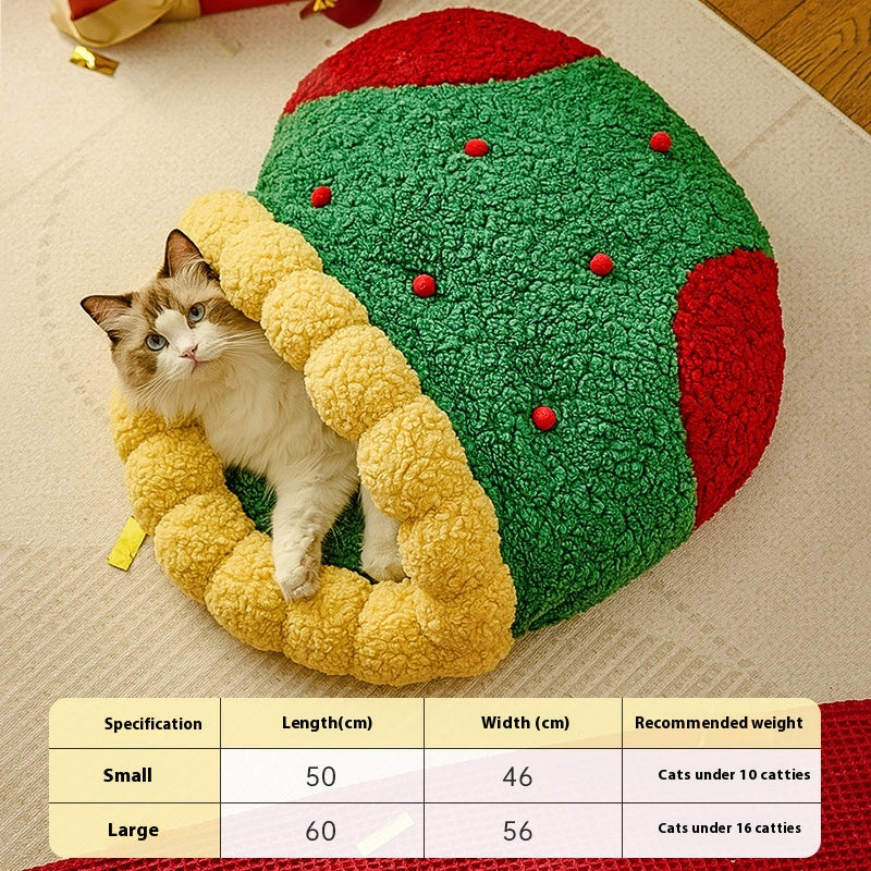 Weihnachtlicher Katzen Tunnel