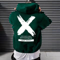 Herren Hoodie mit Letter-Print