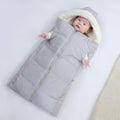 Weisses Baby-Schlafsack mit Kapuze – Bild 7 | LuxeStyle