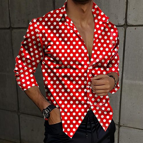 Lässiges 3D-Punktmuster Langarm-Shirt – Bild 2 | LuxeStyle