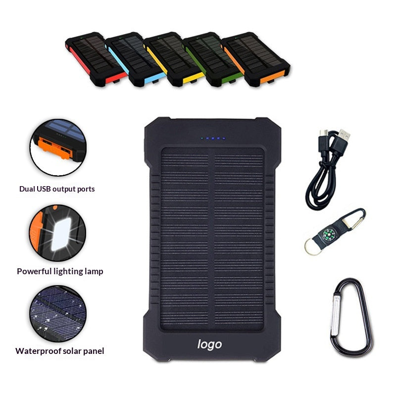 Outdoor Solar Powerbank 20000mAh mit LED & Kompass
