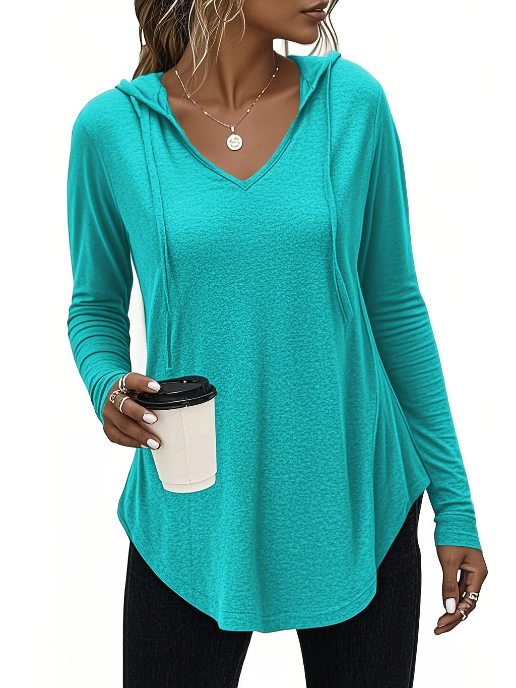 Kapuzenpullover mit Kordelzug