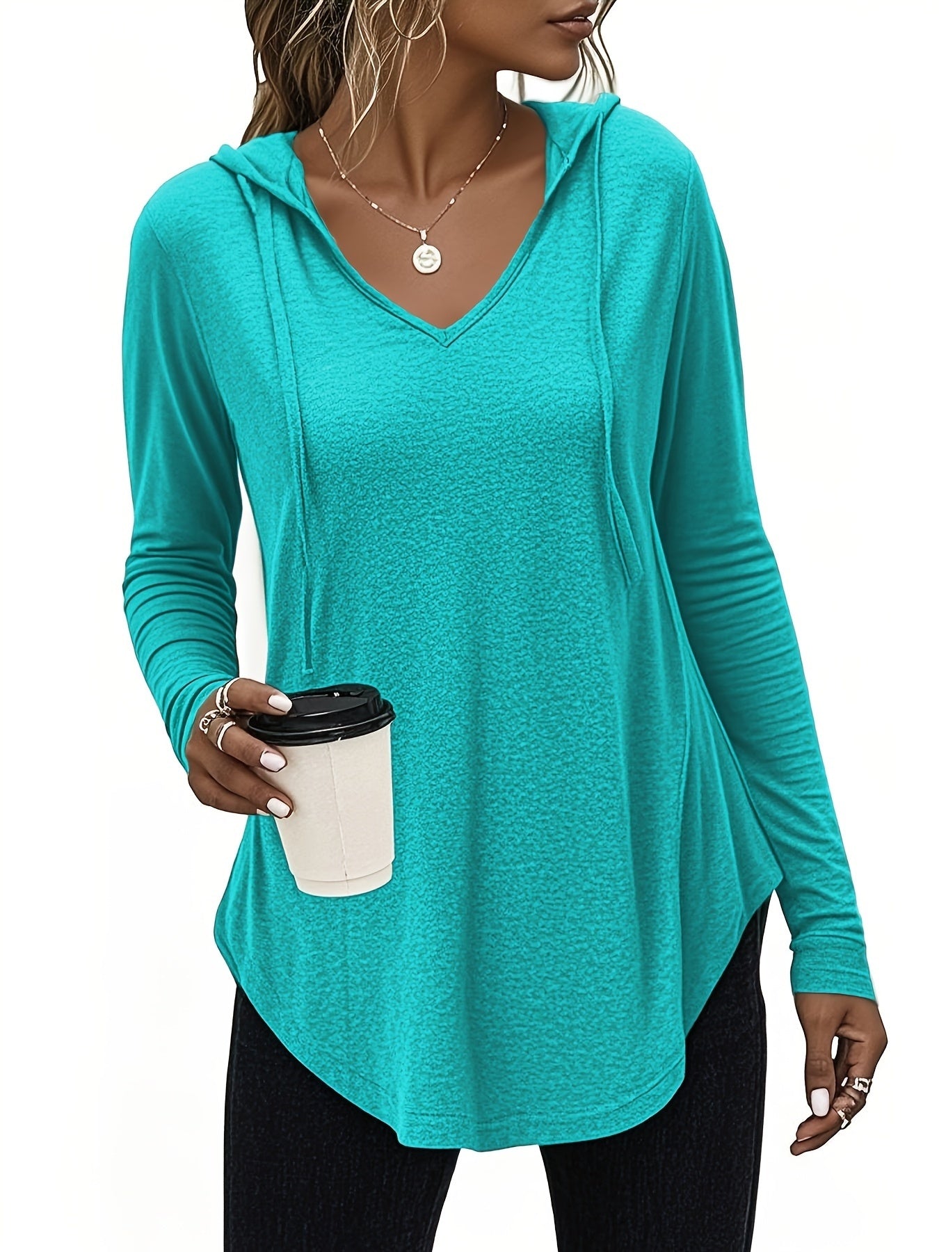 Kapuzenpullover mit Kordelzug
