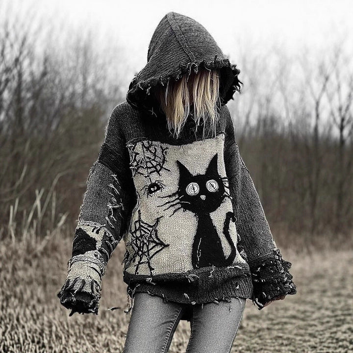 Vintage-Print Pullover