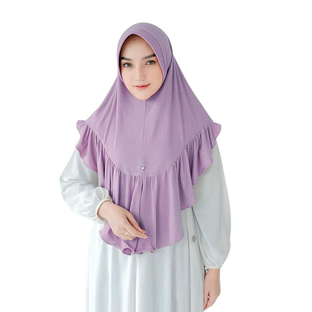 Geraffter Pullover-Schal für Damen